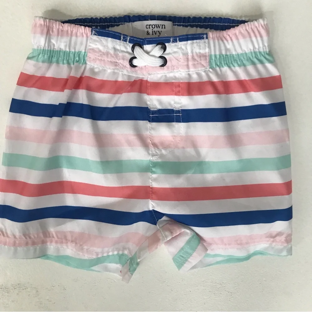Crown & Ivy Baby Boys Swim Set